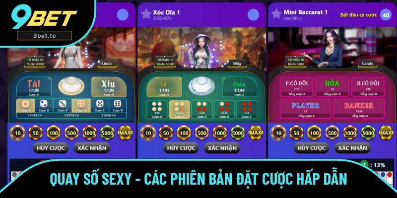Quay Số Sexy - Khám Phá Các Phiên Bản Đặt Cược Hấp Dẫn Số 1
